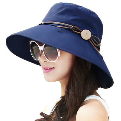 

[Jingdong supermarket] Ai Ke baby (IKEWA) ZYM0034kaqi hat summer Korean version of the wave sun sun shade hat Ms. Suya deduction large along the sun hat Khaki