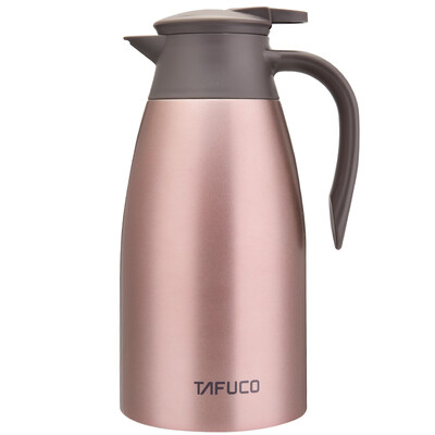 

Taifu high (TAFUCO) insulation pot thermos bottle large capacity vacuum home office thermos bottle thermos bottle 2L T-1280 brown