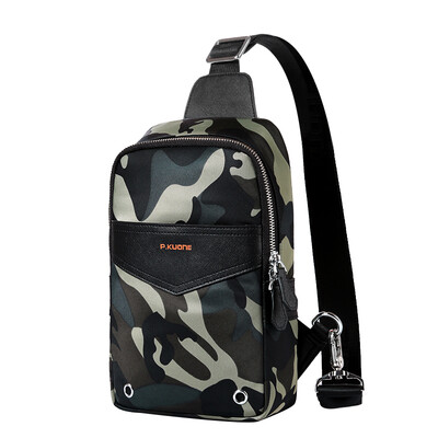 

Pigeon отлично один браслет P. kuone мужской корейский версия плеча плеча плеча досуг диагональный пакет холст мужчина сумка P750920 камуфляж армия зеленый