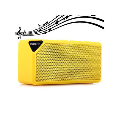 

Mini Bluetooth Speaker X3 TF USB FM Radio Wireless Portable Music Sound Box Subwoofer Loudspeakers with Mic for iOS Android