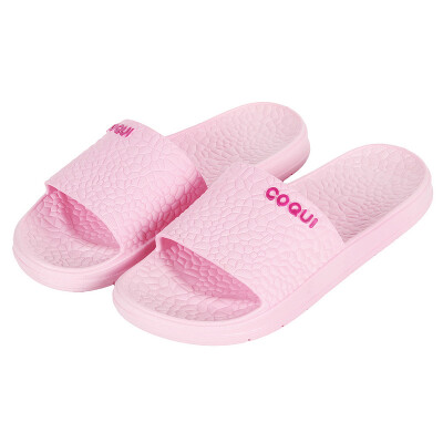 

Cool coqui four seasons couple home bathroom slippers home simple soft bottom beach bath cool slippers women pink 38-39 yards CQ5071