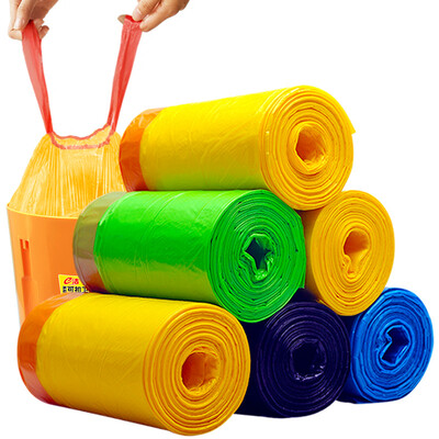 

Jingdong supermarket e Jie automatic collection of garbage bags thick portable 45cm 50cm 18 only 6 volumes
