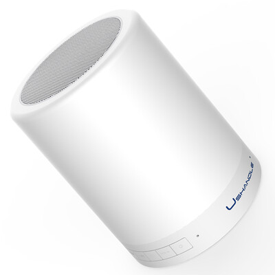 

USHANDLE Smart Bluetooth Speaker Outdoor Portable Speaker Light Mini Subwoofer Card Small Sound Touch Bedside Lamp US-LV2015