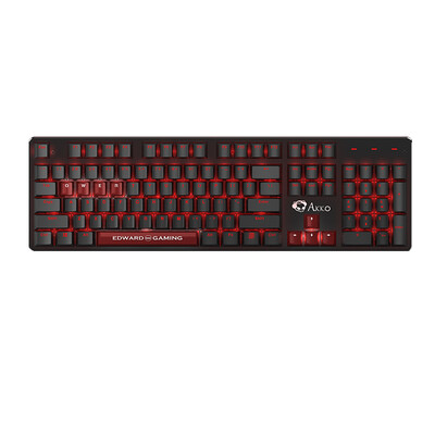 

AKKO Keyboard Space EDG Edition 104-key Mechanical Keyboard Black & Red Black Switch