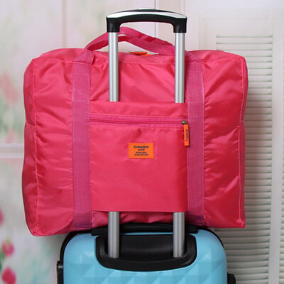 

Jingdong supermarket] according to the empire EDO travel bag waterproof trolley case storage bag finishing bag TH1139 pink
