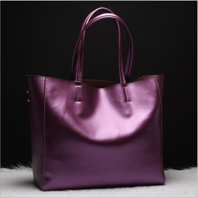 

Dirirab genuine leather womens bag handbag big bag portable large-capacity casual soft leather simple&large-capacity shopping