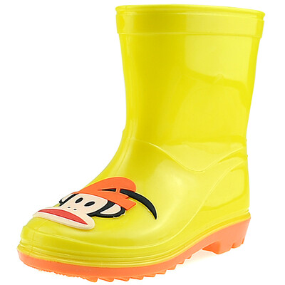 

PaulFrank mouth monkey rain boots in the tube waterproof shoes shoes shoes men&women baby fashion boots PF1011 yellow 28 yards