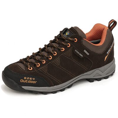 

8264 outdoor low to help walking shoes men's wear-resistant shock absorber climbing mountain climbing shoes Y642026155 coffee 38