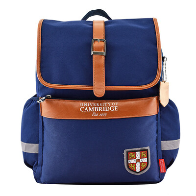 

Cambridge University UNIVERSITY OF CAMBRIDGE Children&39s school bag Primary school student casual schoolbag Male girl Large capacity loss shoulder bag CA085 Blue