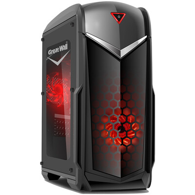 

Great Wall (GreatWall) Phantom Knight G-09S Black M-atx маленькое шасси игрового шасси (вода / задняя линия /USB3.0/ с полной стороны)