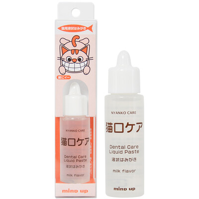 

Minneapu MINDUP Japan imported cat toothpaste cleaning mouth in addition to bad breath edible liquid toothpaste 30ml