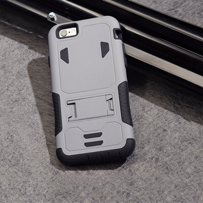 

Outdoor Phone Case Cover For iphone 6 6s plus PCSilicone Full Protective Kickstand Armor Hard Case For iphone 7 plus With Mobil