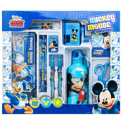 

Disney Primary School Stationery Gift Box Men&39s Mickey Insulation Cup Kettle Pencil Sharpener Pencil Bag Stationery Eraser Learning Supplies Gift Pack DM0934-6A