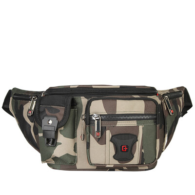 

[Jingdong supermarket] SVVISSGEM pockets outdoor sports fitness package casual shoulder bag special camouflage waist bag men's chest bag SA-8013 camouflage color