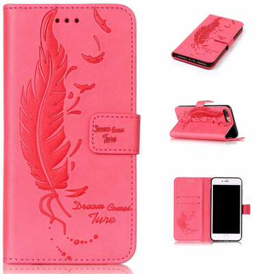 

Легкие красные шлейфы и птицы выбитый PU кожаный бумажник чехол Классический откидная крышка с подставкой Функция и слот кредитной