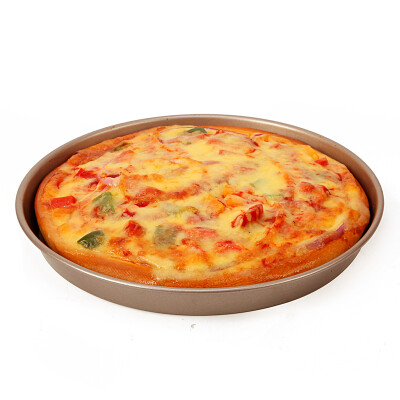 

Jingdong supermarket] learn kitchen CHEF MADE pizza plate 9 inch non-stick pizza plate deep paragraph 22.8 * 2.5cm oven utensils champagne gold WK9047