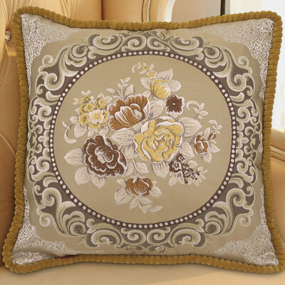 

Bejirog Европейский окрашенная жаккардовый подушка Aromatic - кофе (пара) 45 * 45см