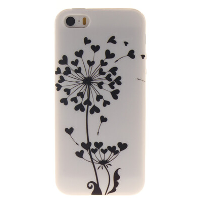 

Love dandelion Pattern Soft Thin TPU Rubber Silicone Gel Case Cover for IPHONE 55S5SE
