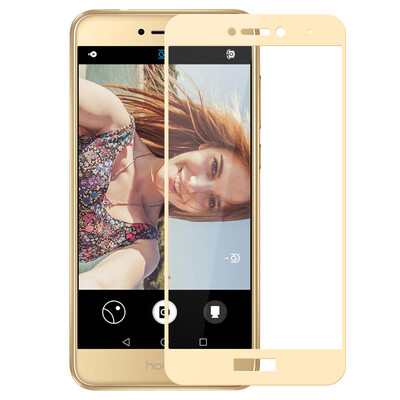 

Mofi Защитное закаленное стекло для Huawei Honor 8 lite золотой