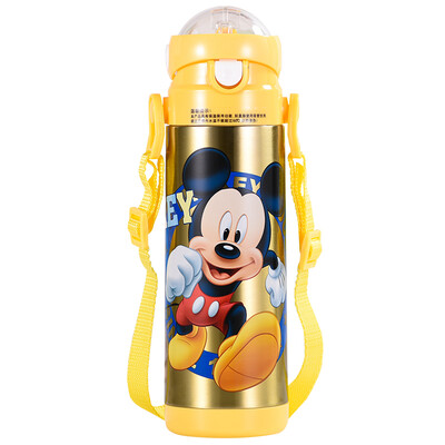 

Jingdong Supermarket] Disney (Disney) Insulation Cup Minnie 500ML children's suction cups back leaks learn cups transparent red HC2005