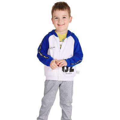 

Balbara (BALABALA) children's clothing boys set children's baby equipment children's long-sleeved pants two-piece suit male 28041171105 purple blue 80