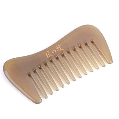 

Jingdong Supermarket Carpenter Technology MrGreen -7212 horn comb massage comb teeth long hair green sandalwood comb natural head comb handle