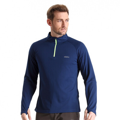 

Carring (ткань) быстросохнущая футболка пара наружная влажность потоотделение дышащий воротник с длинными рукавами одежда одежда CT13301 мужской сокровище синий 2XL код