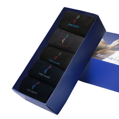 

Men's simple elastic socks 5 pairs