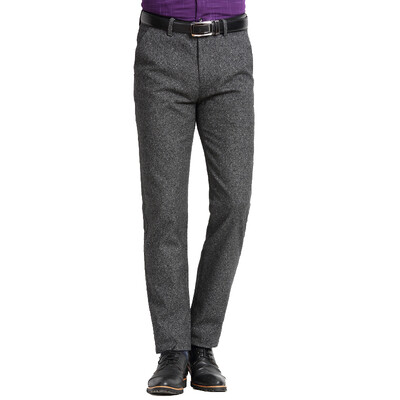 

Акация птица xiangsiniao случайные брюки мужские дело случайные случайные тонкие талии микро-эластичные прямые длинные брюки черный серый 29 ярдов