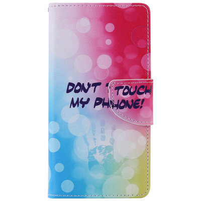 

Дизайн отпечатков пальцев PU кожа флип крышку кошелек карты держатель чехол для SONY X Performance