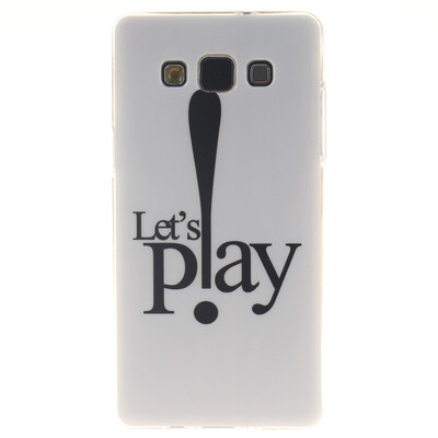 

Lets Play Pattern Soft Thin TPU Rubber Silicone Gel Case Cover for SAMSUNG GALAXY A3