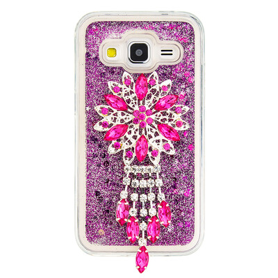 

Dynamic Quicksand Glitter Liquid Soft TPU Case Cover For SAMSUNG G360