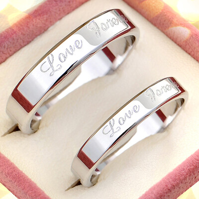 

JPF 925 Silver Couple Ring Lovely Rings A pair of men and women on the silver jewelry jewelry girl birthday gift (unified hair adjustable section) a price of 6011
