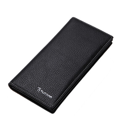 

Дятел (TUCANO) длинный участок многофункционального тиснением кожаный бумажник WAA2221A-89B0 чернокожей молодежи мужского