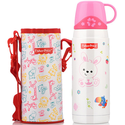 

Соединенные Штаты Фишер снежные чашки мужские и женские ученики из нержавеющей стали чашки детские напитки изоляция горшок с чашками наборы 600ML розовый