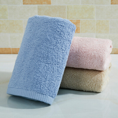 

Juno Covator towel plain thick Xinjiang long-staple cotton hotel cotton towel 3 pieces CRM001FT blue powder m 34 75cm