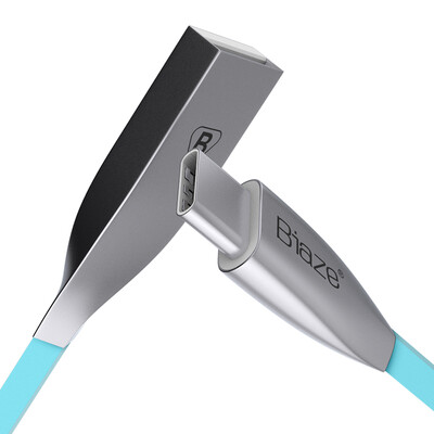 

BIAZE Type-C Телефонный кабель для зарядки для Huawei P9 / mate9 / Honor V8 / Letv 1S2 [Zinc Type-с] - Синий