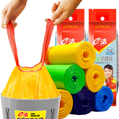 

Jingdong supermarket] e Jie star models automatically closed garbage bags thick portable 45cm * 50cm * 18 only * 8 volumes