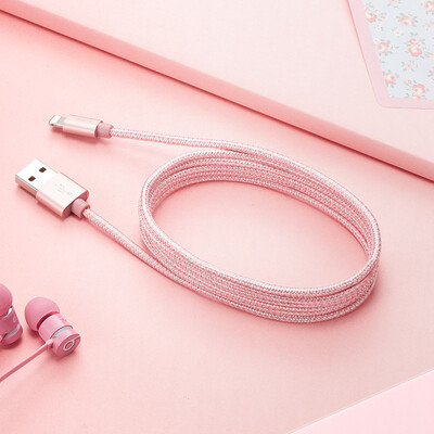 

ESR charging&data transfer cable for Apple devices1 meterrose gold