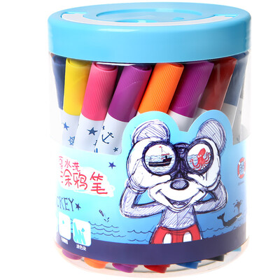 

Disney (DISNEY) DM29077M can be washed graffiti pen / Mickey children watercolor brush set 36 color / blue
