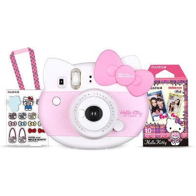 

Fuji FUJIFILM INSTAX Instant Camera HelloKitty special customized version of the camera red onion