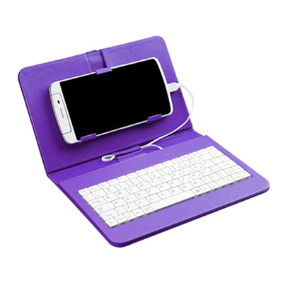 

Высочайшее Качество Общие Проводная Клавиатура Флип Чехол Чехол Для Android 4.2 ''-6.8'' Мобильный Телефон Уникальный Кожа PU с Кл