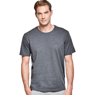 

TFO T-shirt outdoor sweat breathable short-sleeved flower yarn T-shirt 6111534 male models dark gray