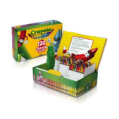 

Окрашенный детские музыкальные Crayola 120-цветные мелки 52-6920