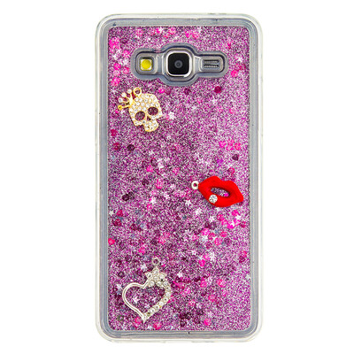

Динамический Quicksand Блеск наливные Мягкая ТПУ чехол для SAMSUNG G530