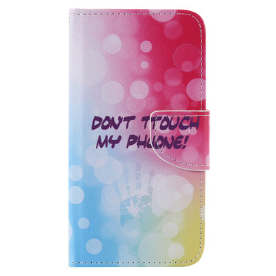 

Fingerprint Design PU Leather Flip Cover Wallet Card Holder Case for LG K10