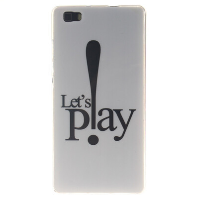 

Let's Play Pattern Soft Thin TPU Rubber Silicone Gel Case Cover for HUAWEI P8 Lite