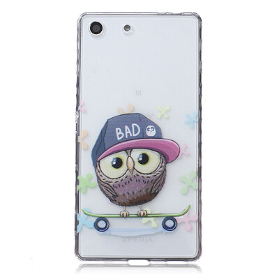 

Сова Pattern Мягкий тонкий ТПУ Резиновая крышка силиконовый гель чехол для SONY Xperia M5