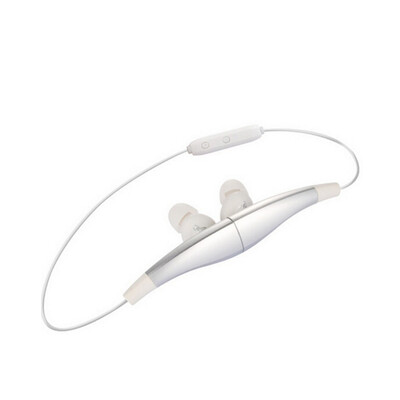 

New Smart Magnetic Earphone Bluetooth 4.1 Neckband Sweat Proof Wireless Headphones with Microphone C05 (White/Black