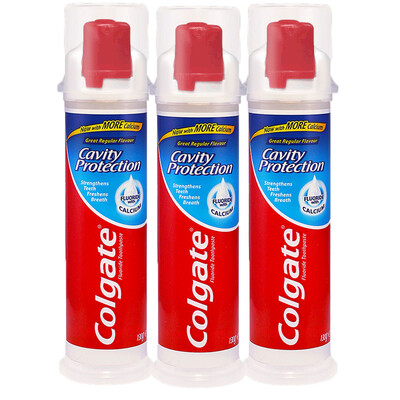 

Colgate Zhuo Zhuozhi toothpaste 130g × 3 (vertical, new upgrade European imports